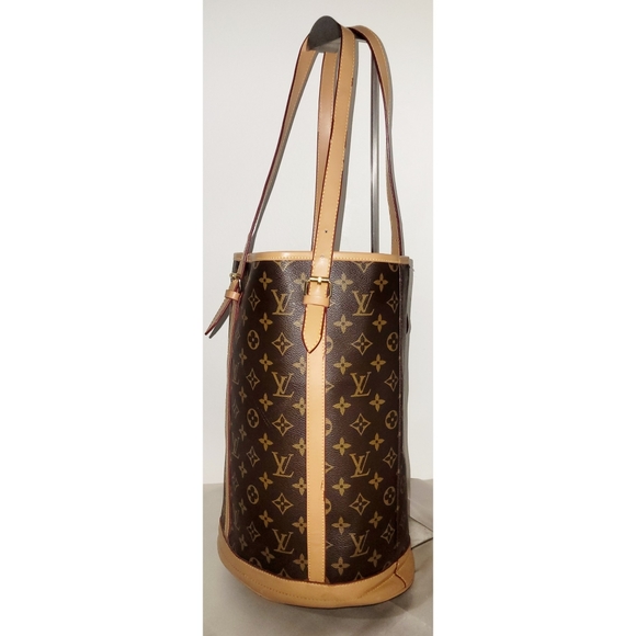 Authentic Louis Vuitton Monogram Bucket GM Large Tote  COA - Picture 3 of 9